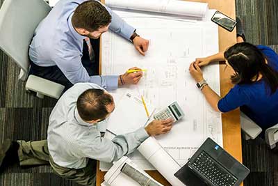 Illustration d'un architecte