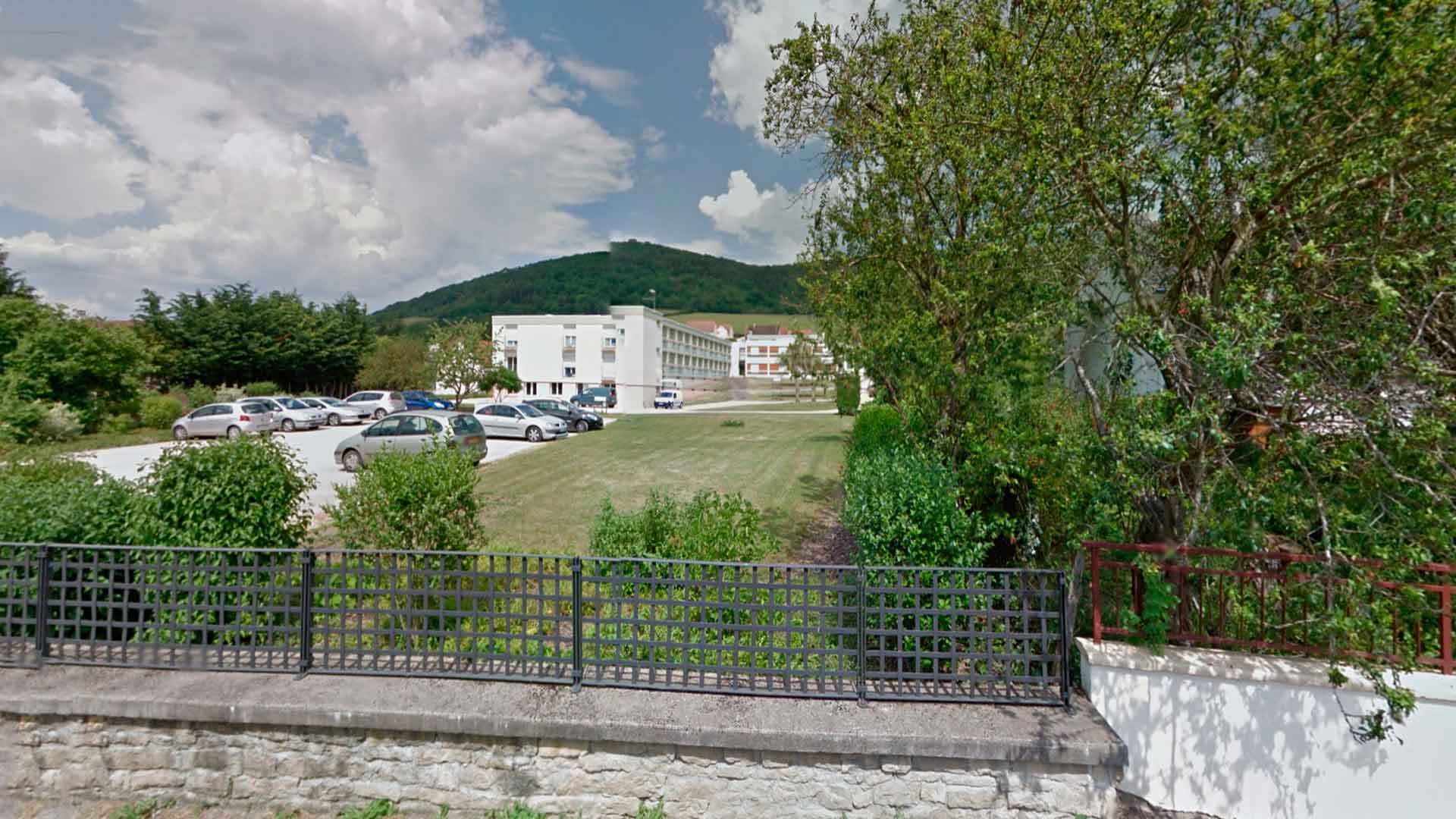 Vue sur l'Ehpad de Bligny sur Ouche