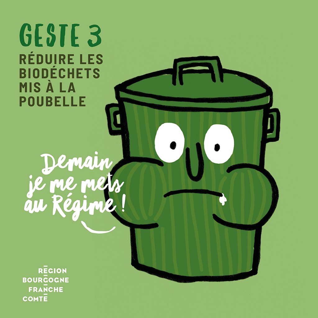 Réduire les bio déchets jetés à la poubelle
