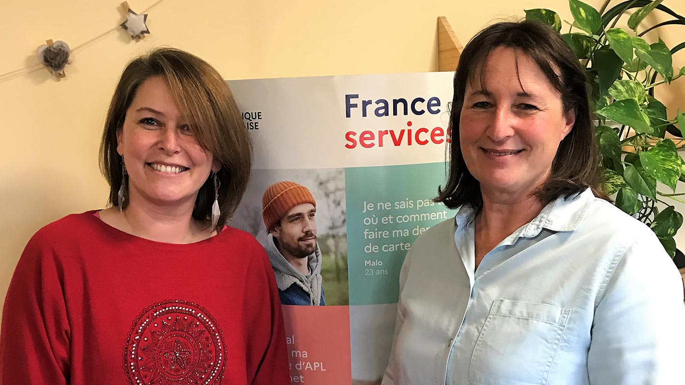 Agnès et Cécile vous accueille à l'espace France Services de Bligny sur Ouche et Pouilly en Auxois