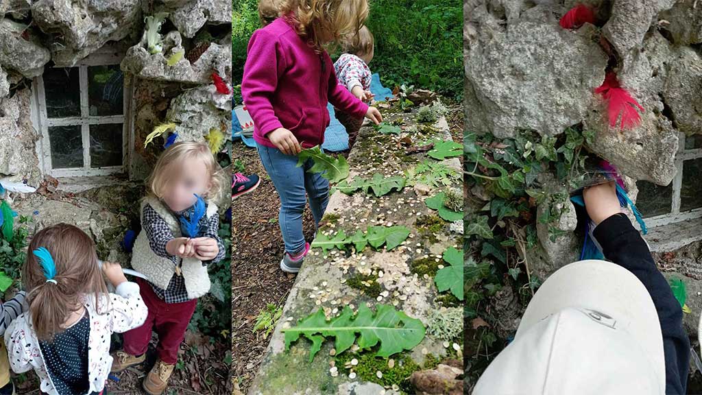 Parcours sensoriel pour les tout-petits avec le Relais petite enfance au Château de Lusigny sur Ouche