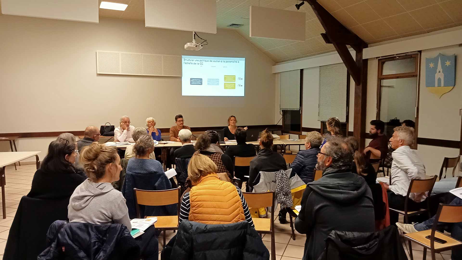 Réunion publique de présentation du projet social de territoire