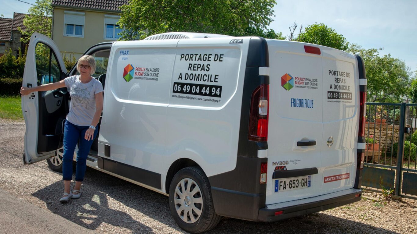 Livraison de portage de repas à domicile sur le territoire de la Communauté de communes de pouilly Bligny
