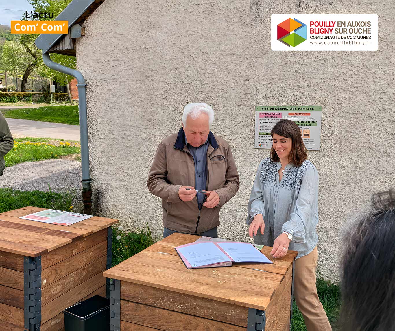 Placette de compostage partagé à Créancey