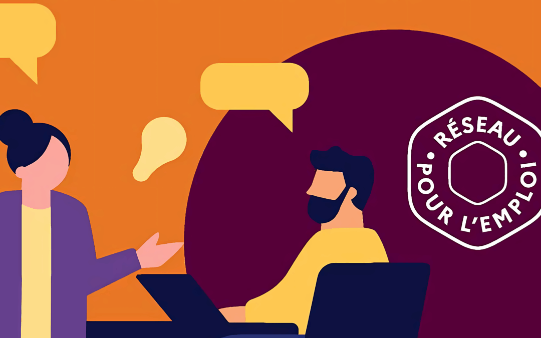 Bannière illustration semaine pour l'emploi 2025