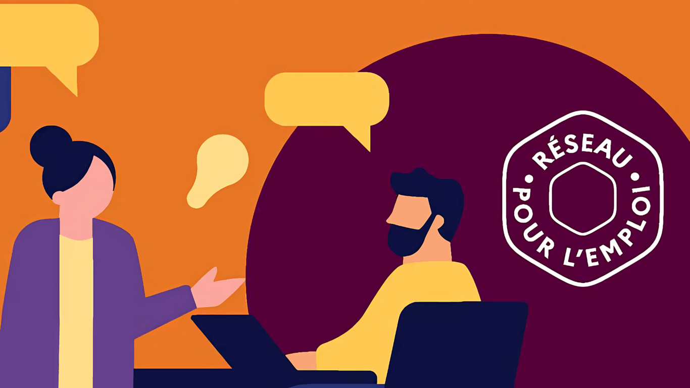 Bannière illustration semaine pour l'emploi 2025