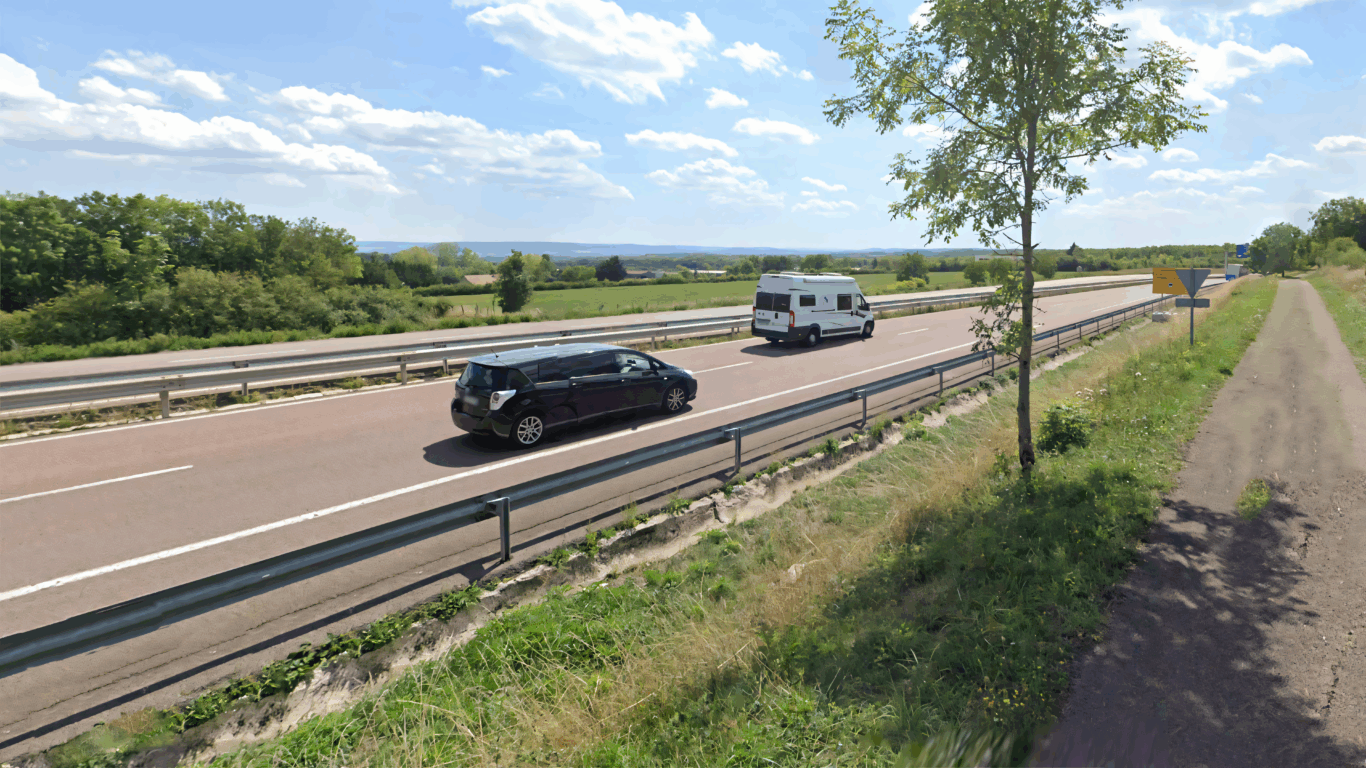 Photo d'illustration de voitures roulant sur l'A38 à proximité de Pouilly-en-Auxois