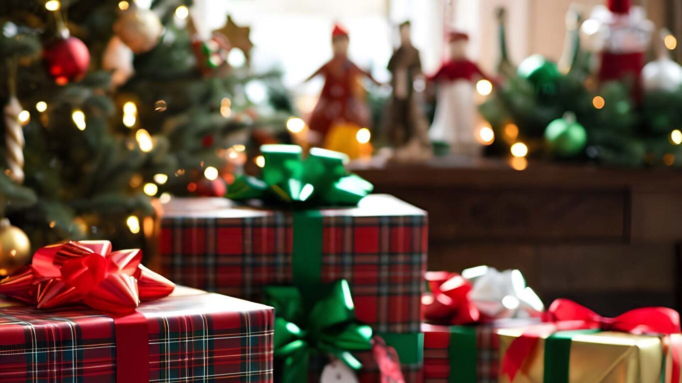 Illustration de cadeaux de Noël