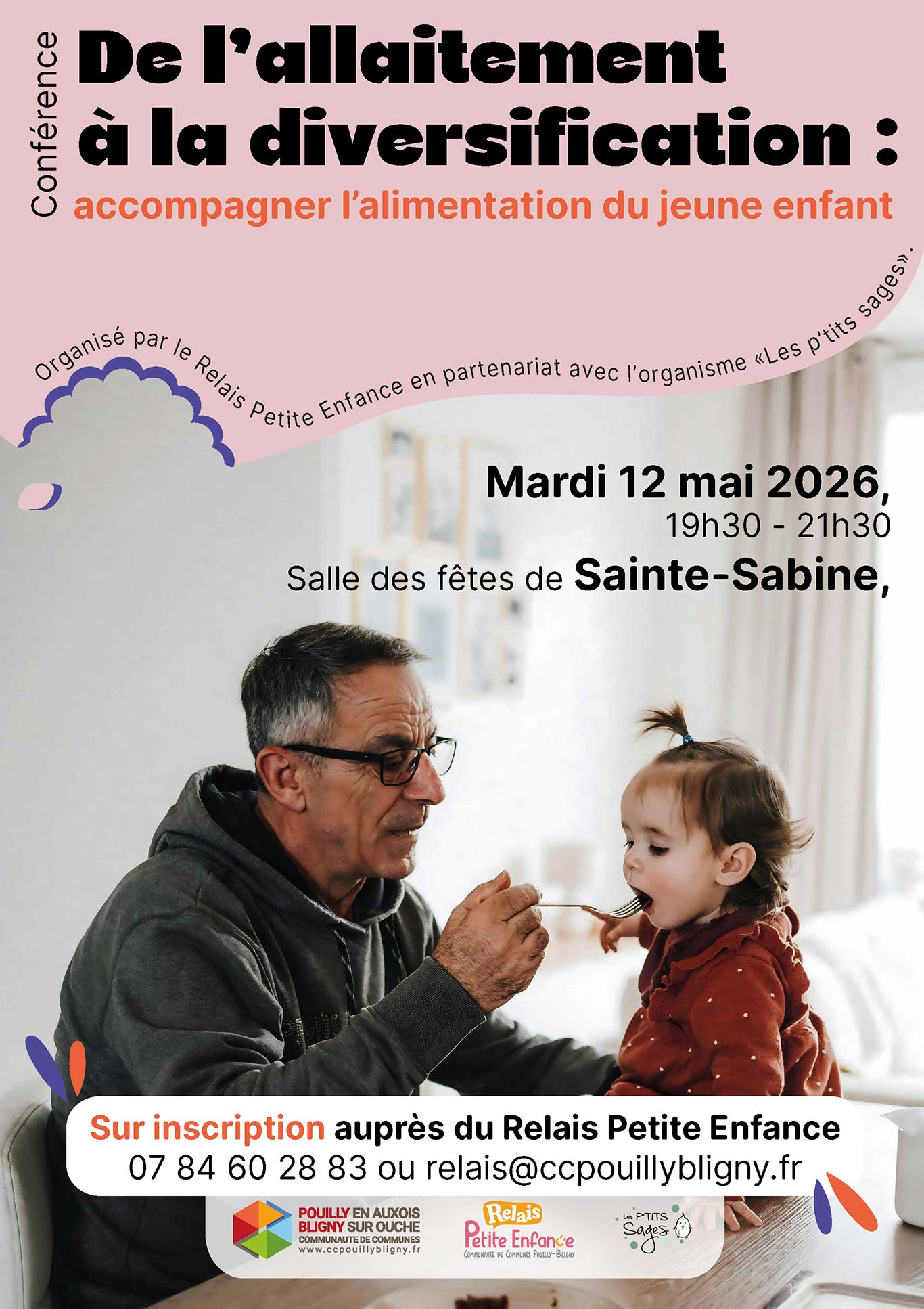 Affiche de la conference sur le thème Diversifier l'alimentation
