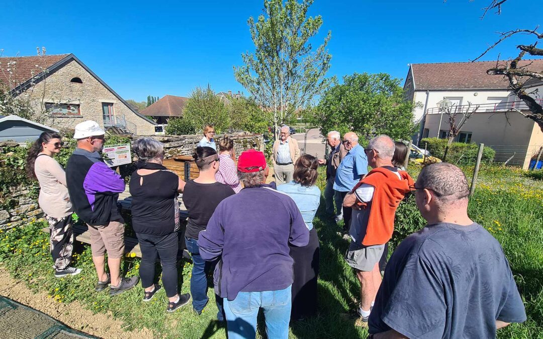 Inauguration de la placette de compost partégé au Centre social de Pouilly-en-Auxois